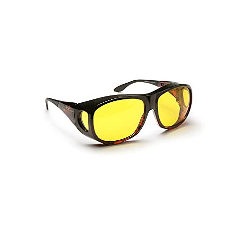 Eschenbach Solar Shield Sunglasses - Polycarbonate Sunglasses for Men and Women-Yellow Filtered UV Protection Sunglasses (Small)4