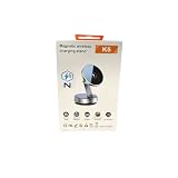 NEXVIO K5 Magnetic Wireless Charging Stand, 15W Fast Charging, 360 Degree Rotation, Suction Base, Aluminum Alloy, Compatible with iPhone 16 15 14 13 12, Samsung Galaxy S25 S24 S23