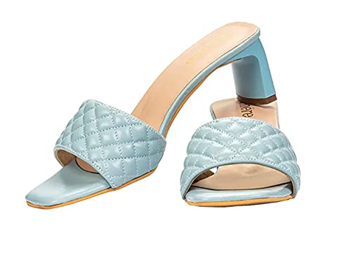 Image of CHERE Premium Mule Thin Flat Heel Sandal for Mule Women's with Open Toe Comfortable Sandals for Casual, Party and Formal Occasions
