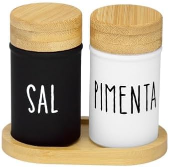 Haüskraft- Saleiro/Pimenteiro de vidro Doha 90 ml 3 peças