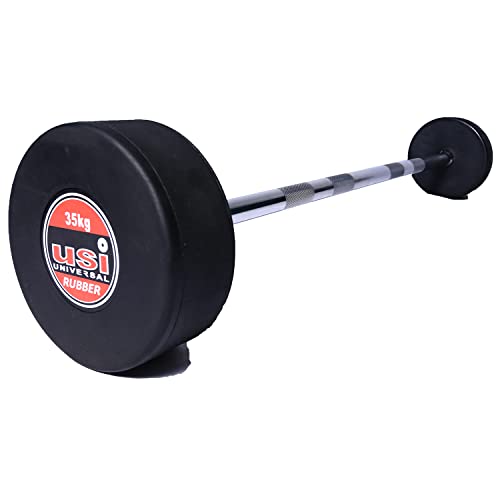 Image of USI UNIVERSAL Straight Weight Bar With Fixed Heads - Lifting Gym Rod, Curl Barbell for Workout Exercise Set (35)