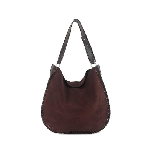 Sac à main tendance en cuir suédé résistant pour organiser vos affaires de journée
