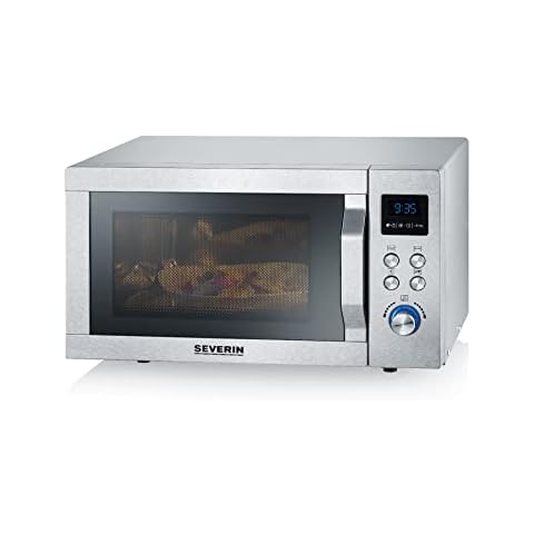 SEVERIN Mikrowelle mit Grill und Heißluftfunktion 3-in-1, Mikrowellengerät zum Auftauen Cover