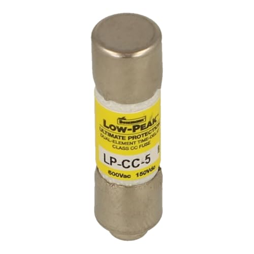 Fusible LP-CC-5 Bussmann 600V haute performance à retardement pour moteurs électriques