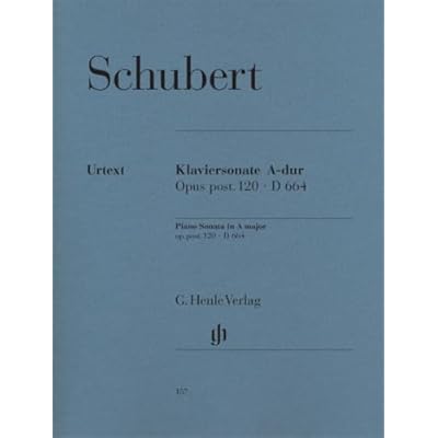 Piano Sonata A major op. post. 120 D 664 - piano -