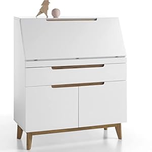 expendio Sekretär Celio 10 weiß Eiche