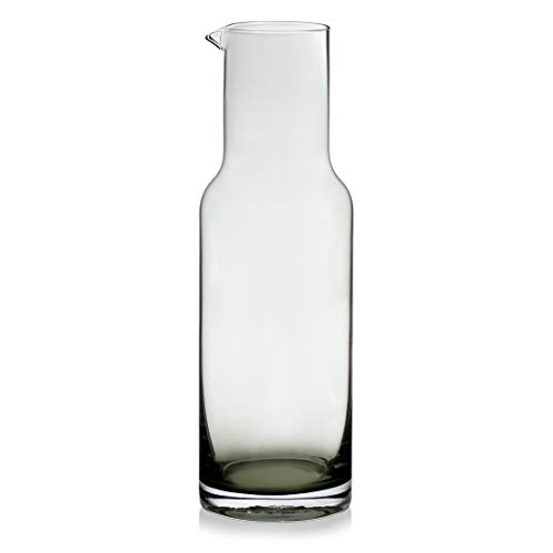 Prologue Haze Handblown Entertaining Set With 4 Rocks Glasses And Carafe, Smoke #TOP5