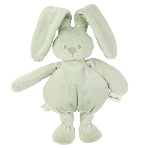 Nattou Lapidou Peluche 30 cm - Lapin Peluche - Cadeau Bebe - Cadeau Naissance Fille et garçon - Couleur Vert Tilleul