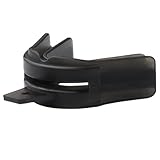 Brain-Pad Adult Double Guard Single material Strap Mouthguard (Black)