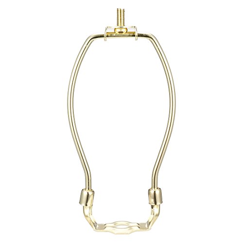 Image of uxcell Lamp Harp Holder 12 Inch Brass for Table and Floor Lamps