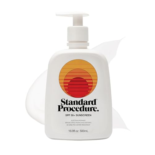 Standard Procedure. SPF 50+ Sunscreen