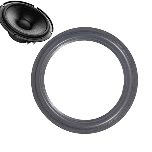 Borde de espuma de altavoz | Cuerno piezas de repuesto anillo de altavoz anillos de goma, borde simple kit de reemplazo borde anillos envolventes borde woofer para cine en casa audio del coche