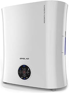 OPOLAR EV01 Digital Evaporative Humidifier for Babyroom & Bedroom, Purifying The Air w/Ionizer