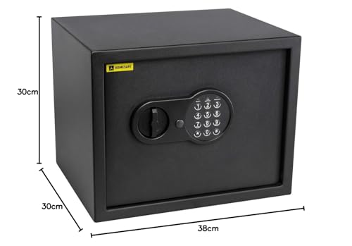 HomeSafe HV30E Caja Fuerte con Código Digital - 30x38x30cm (HxAxP) - Para Seguridad en el Hogar, Almacenaje, Oficina, Ahorros o Dinero en Efectivo - imagen 9