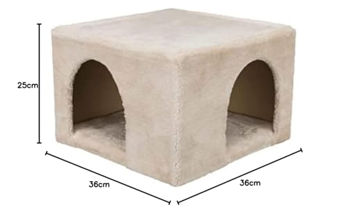 TRIXIE Kuschelhöhle - beige 36 × 25 × 36 cm