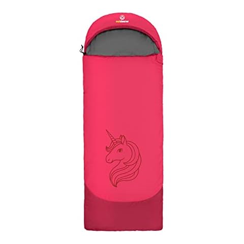 Outdoorer Dream Express - Saco de dormir para niños rosa unicornio Cover