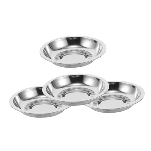 Sosoport Metal Weighing Trays Balance Scale Pans for Jewelry Scale Lab Supplies Precision Durability