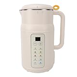 Kelawoly Cooking Blender Soybean Milk Maker, 1200ml Capacity Waterproofing Washable Soy Milk Maker Blender for Home (US Plug 110V)