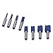 8 Pcs Woodworking Slotting Milling Cutter Double Edged Straight Knife Extended Industrial Grade High Precision for Wood Countertops Cabinets Window Frames 8mm Straight Shank