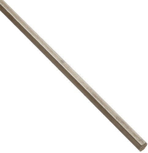 303 Stainless Steel Hex Bar, Unpolished (Mill) Finish, Precision Tolerance, ASTM A582 5/16" Across Flats, 36" Length