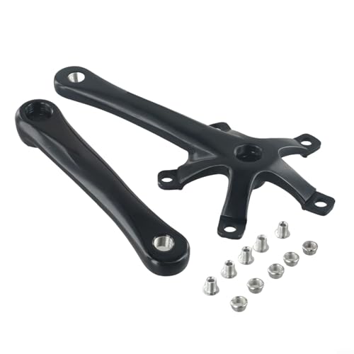 Ultralight Hollow Crankset 170mm, 50-58T, 130BCD, Black