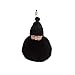 Produktbild Maus Schlüsselbund Pelztier Schlüsselanhänger Inhaber Pompons Schlüsselanhänger,10CM (8CM, Schwarz-Puppe B)