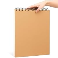 A3 Sketchbook for Artists (Pack of 1) – 120 GSM Thick Paper, 60 Pages (30 Sheets), Thick Hard Cover, Top Spiral Bound – Ideal for Drawing, Sketching, Journaling, Painting