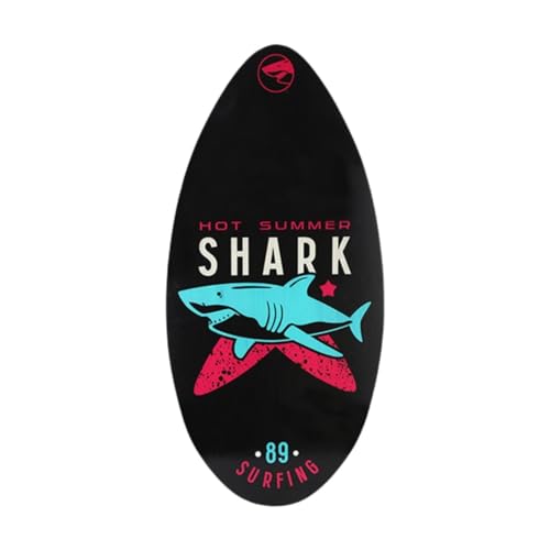 Fenteer Tabla de Skim de Madera Tabla de Surf Pequeña Tabla de Arena Juguete Acuático con Acabado Brillante Adecuado para Playa Niños Y Principiantes