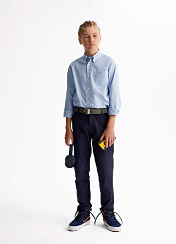 Image of French Toast Boys Long Sleeve Oxford Shirt (Standard & Husky) Button Down Shirt