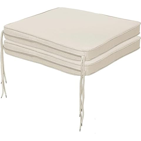 Brillars Comfortable Outdoor Chair Cushion Pads Cover