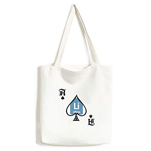 Sac à main Li Lithium au motif de pique pour ranger vos loisirs créatifs au club de poker