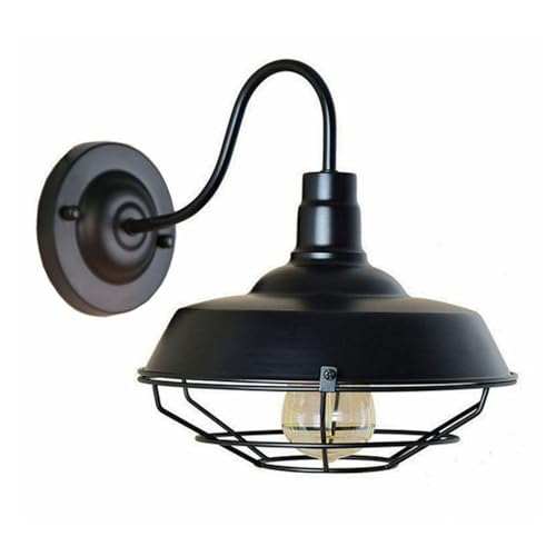 Aplique de pared americano exterior E26 estilo retro industrial para terraza y bar