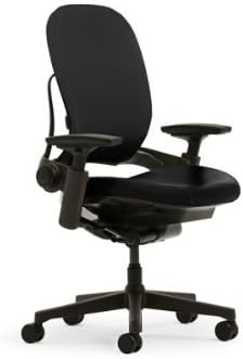 Steelcase Leap Plus Leather Chair, Black