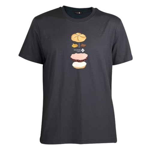 T-shirt Bavarian Burger gris idéal pour vos sorties décontractées en ville