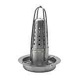 Für kleine und große Geflügel geeignet: Stabile Konstruktion bietet ausreichend Platz für Hähnchen, Ente oder Pute - auch für größere Braten geeignet.