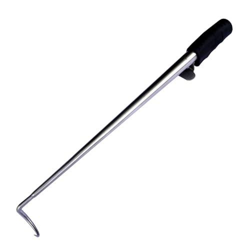 FIREDISC Ultimate Flipping Tool Heavy-Duty BBQ Utensil with Extra Long Handle TCGFLIP, Pig Tail Meat Flipper Hook Specially Made for FIREDISC Cookers, Fish and Steak Flipper Hook and Food Turner