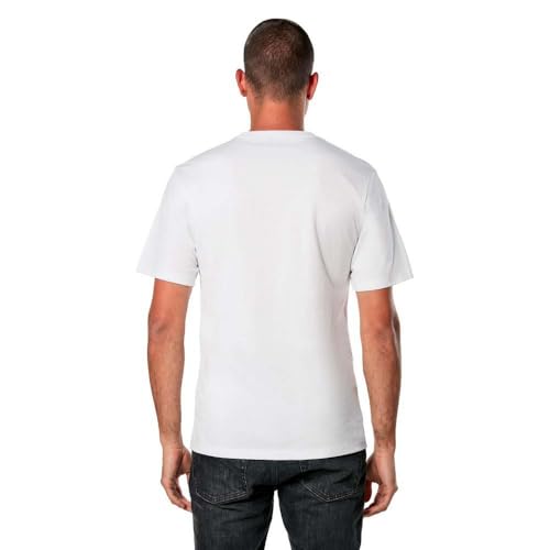 Image of Alpinestars Always 2.0 CSF Tee, Casual Sportswear Shirt, Cotton-Poly Blend, Soft Hand Print, 2XL White /Red