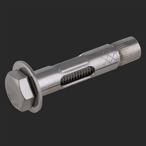 Perno de anclaje M6x50 acero inoxidable hexagonal 2pcs miniatura 4