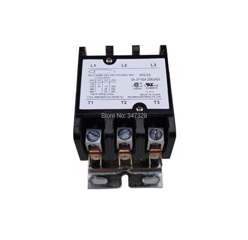 Contacteur spécial 3 pôles 50FLA 208/240 V AC bobine pour compresseur et pompe à chaleur DP