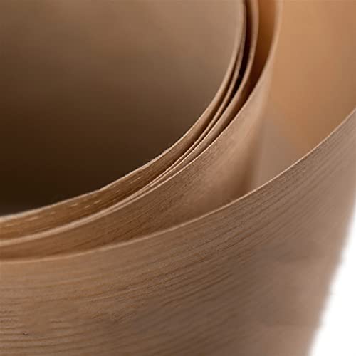 1 rol natuurlijk een ELM-fineer dunne houten effen handgemaakt Diy Instrumenten maken meubels (Wood Diameter : 20 x 250… - Image 4