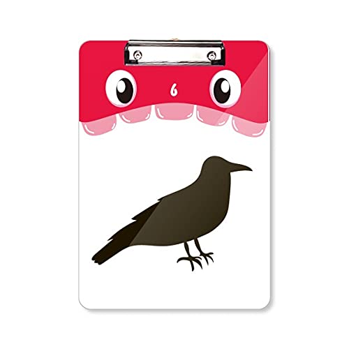 Bloc-notes d'apprentissage corbeau noir pour écrire partout au bureau et à l'école