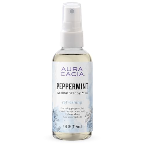 Aura Cacia Room and Body Mist Refreshing Peppermint 4 Fluid Ounce