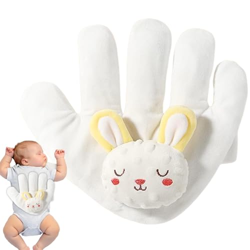 Mihauuke 睡眠のためのキッズパター、キッズハグピロー - ソフト電気なだめるハンドピロー - キッズスリーピングエイドパーム かわいい漫画のぬいぐるみ動物付き キッズスリープ自動ビーター 男の子 女の子用