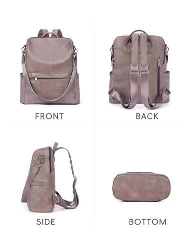 Image of CLUCI Womens Backpack Purse PU Leather Anti-theft Fashion Designer Travel Bag Ladies Shoulder Bags | Purse