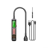 Detector de fugas de gas halógeno para reparación de aire acondicionado y mantenimiento de refrigeración, compatible con R22 R32 R134a con energía recargable (carga)