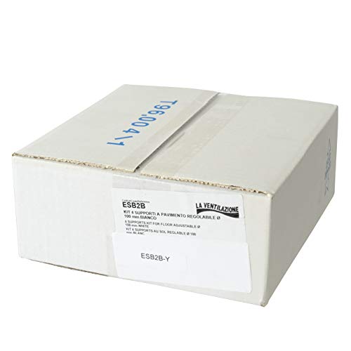 La Ventilation ESB2B Set mit 4 verstellbaren Bodenhalterungen für externe Einheiten Weiß