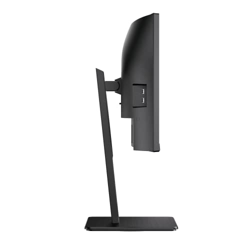 AOC CU34P3CV - 34 Zoll WQHD Curved Monitor, höhenverstellbar, Lautsprecher (3440x1440, 100 Hz, HDMI, DisplayPort, USB-C (65W PD), RJ45, USB Hub) schwarz – Bild 4
