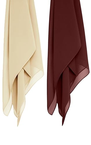 Image of Premium Georgette Hijab for Women, Lightweight and Breathable | 180x70 cm