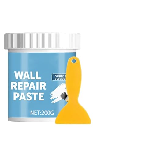 Reparador de Paredes,Masilla Hidrofóbica para Paneles de Yeso con Espátula Incluida - Kit de Reparación de Grietas en Paredes,Para reparar agujeros de clavos y abolladuras en baño y cocina