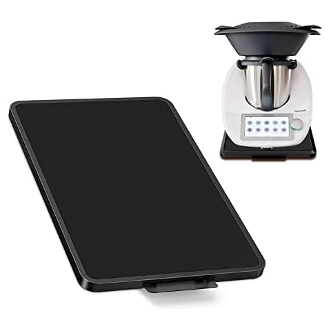 Gleitbrett für den Thermomix ® TM5, TM6 & TM31 | Stahlkonstruktion, rutschfeste, leicht zu schiebende und zu ziehende Küchenschiebeplatte | Made in Germany Cover